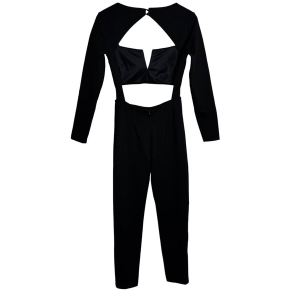 Tiger Mist Womens‎ Black Cutout Jumpsuit Size Medium - Picture 6 of 8
